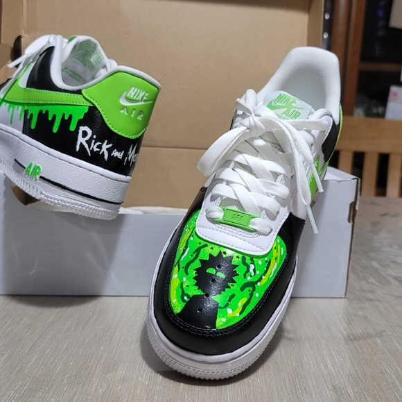NIKE AF1 Custom Rick and Morty shoes - Picture 6 of 8
